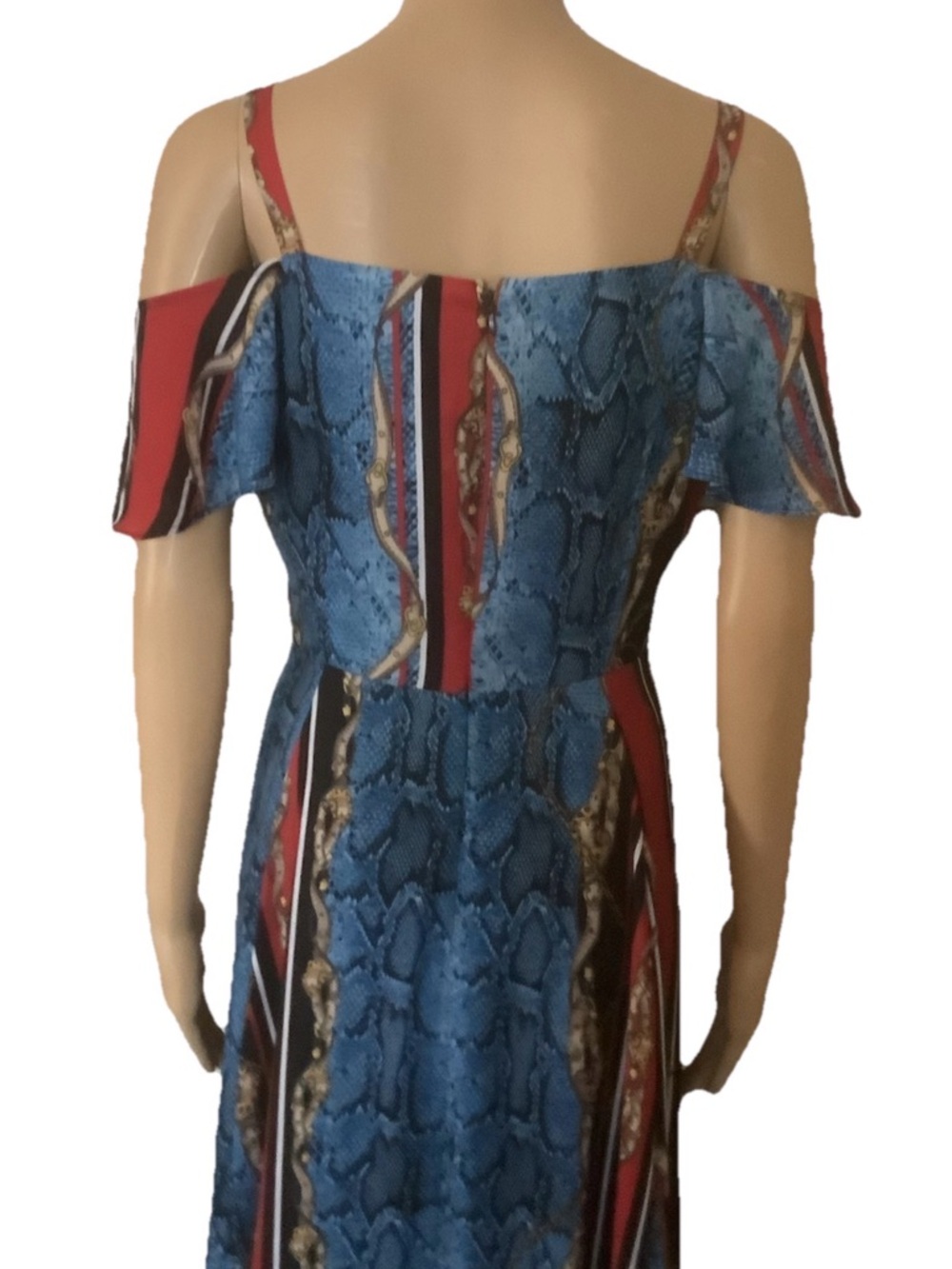 INC international Concepts midi dress Sz 4 asymmetrical - Picture 5 of 12